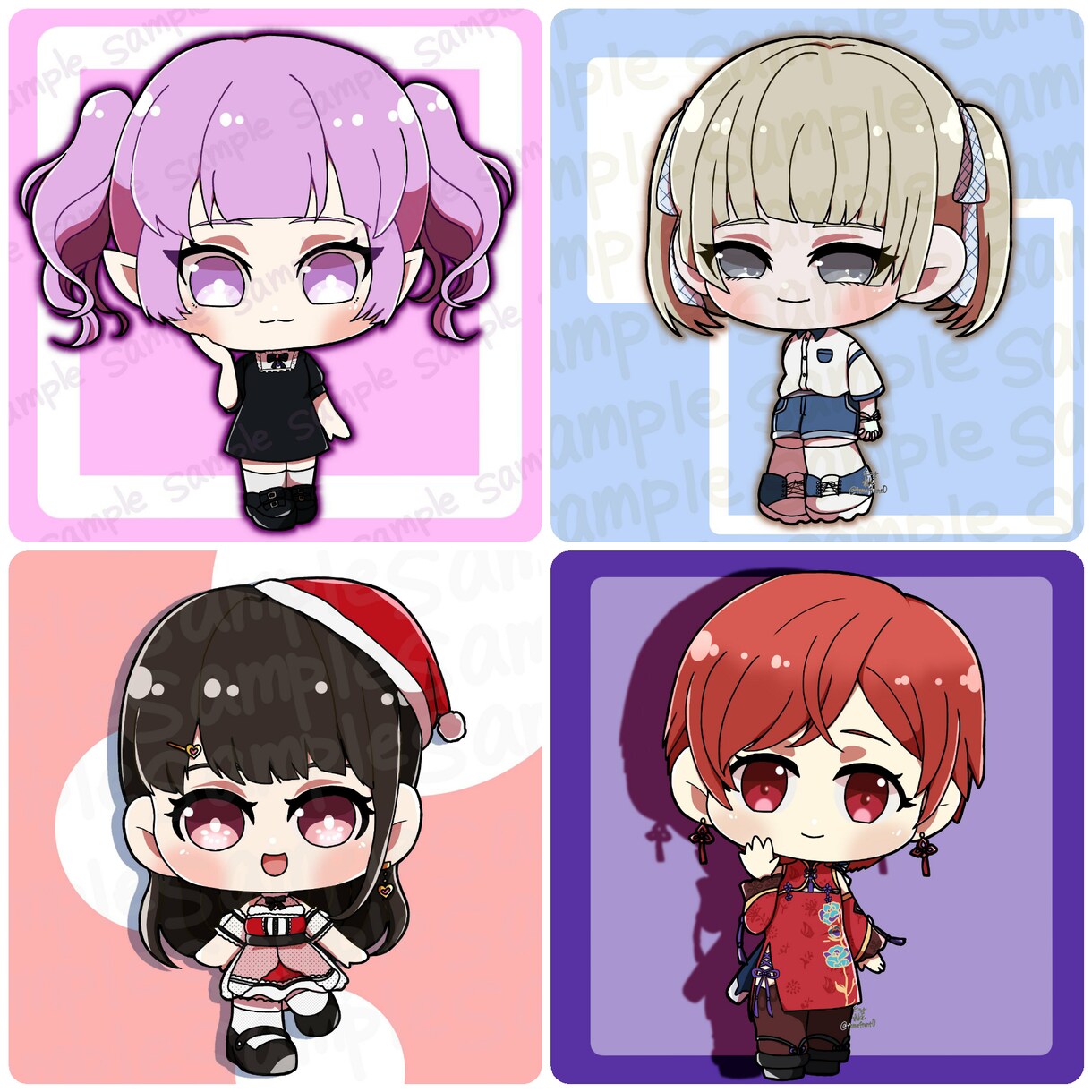かわいいミニキャラアイコン作成いたします SNSなどに使えるアイコン(ヘッダーも◎) イメージ6