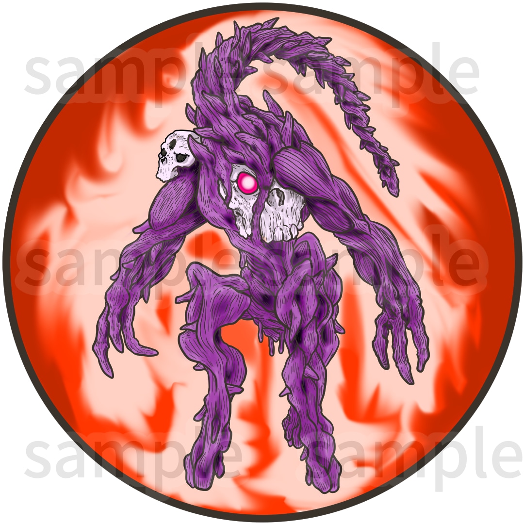 物の怪　モンスターのアイコン描きます もののけ　モンスターアイコンをお描きいたします イメージ2