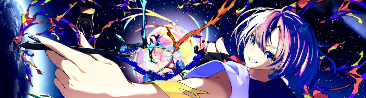 ビビットカラーカッコ可愛い女の子イラストを描きます 可愛いけどカッコイイ、バチバチの彩色イラストが得意です イメージ3