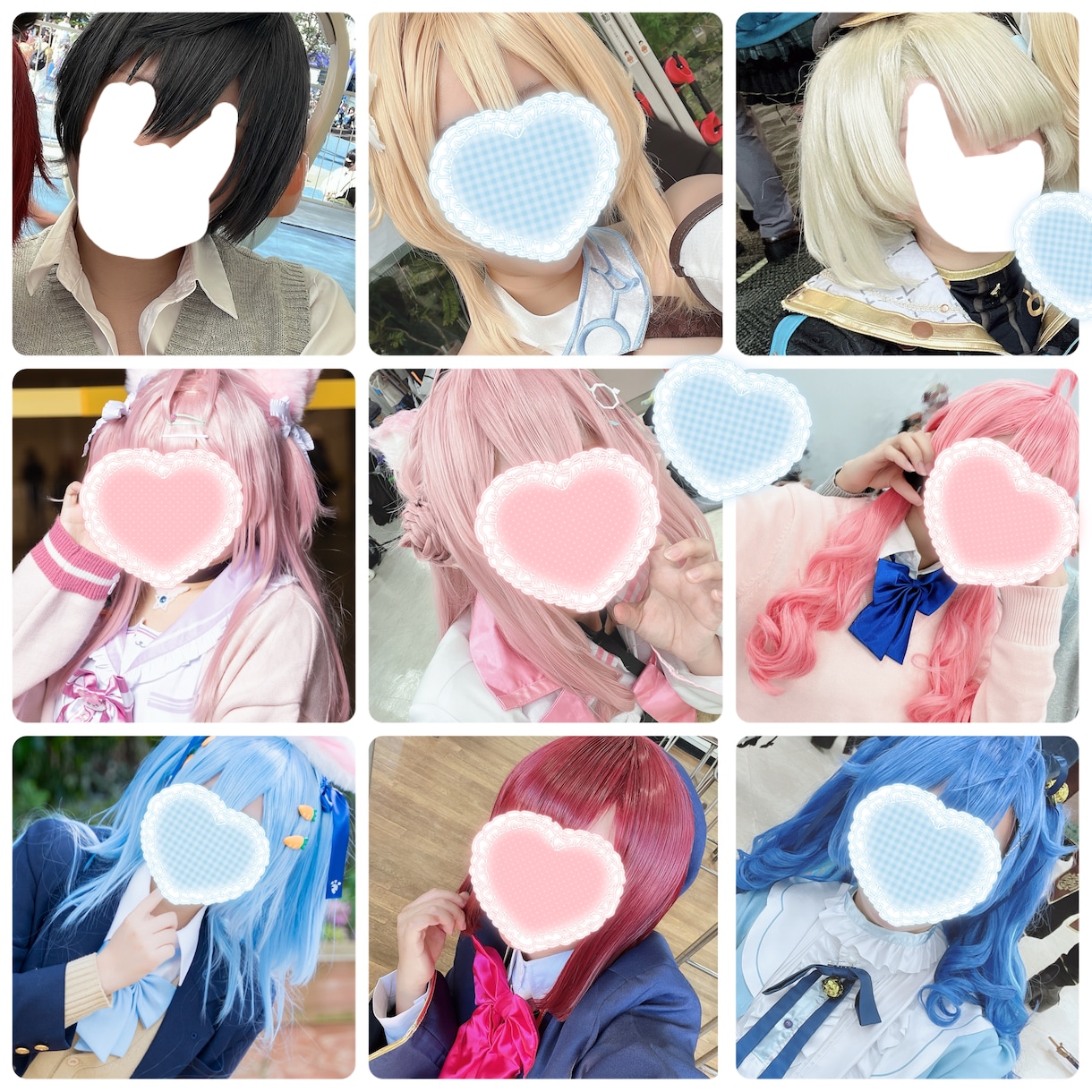 コス・普段用・女装などに★ウィッグ製作致します 実績あり！なりたいキャラや自分　全力でサポートします！ イメージ1