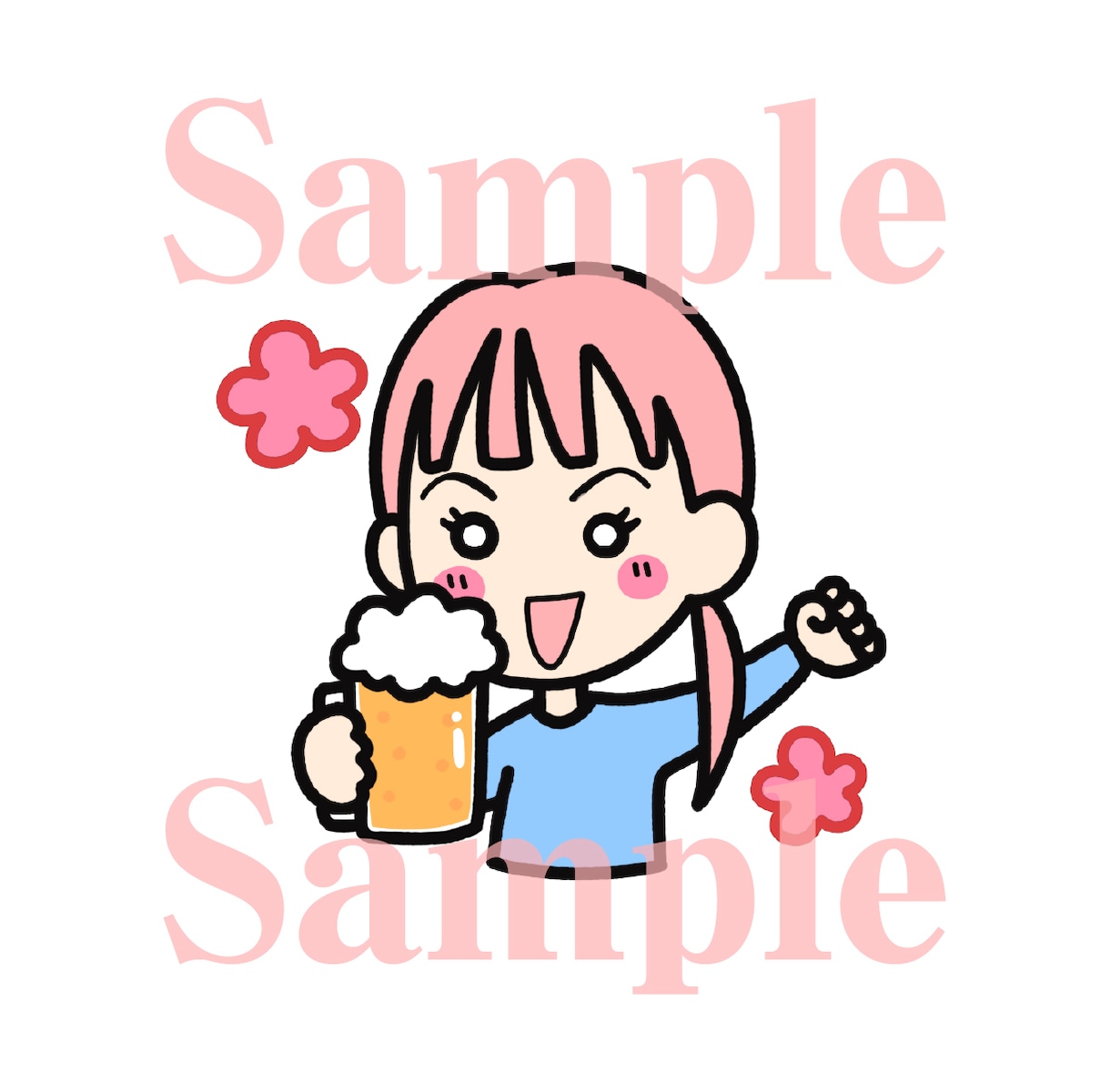 オリジナル！似顔絵LINEスタンプ作成します お誕生日や記念日のお祝い、プレゼントにもピッタリです♪ イメージ8