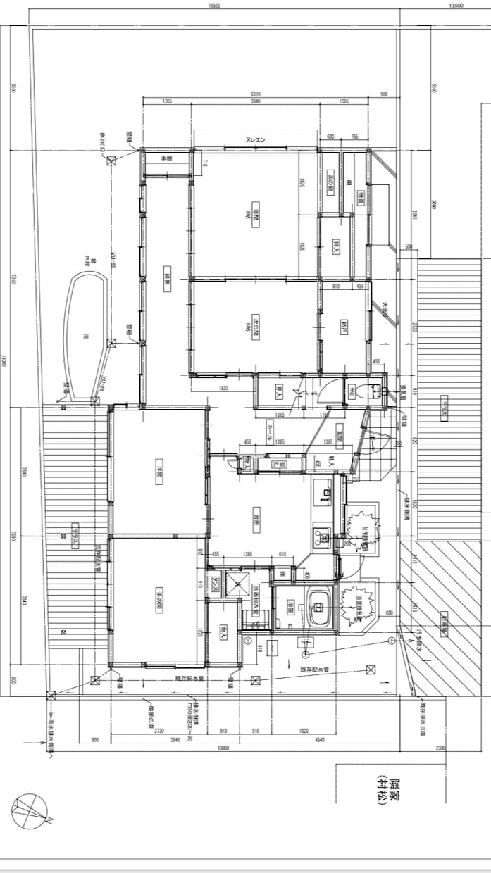 CAD図面 間取 作成 作図 トレースします 安心スピード対応 手書き図面を見やすい綺麗な図面に! イメージ6