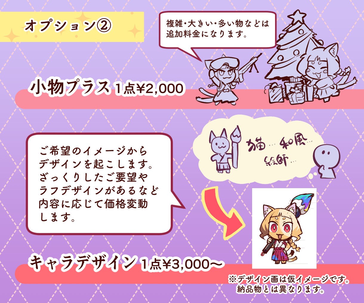 ポップで元気なミニキャラ制作します 「表情豊かで使いやすい」SDイラストを心を込めてお描きします イメージ4
