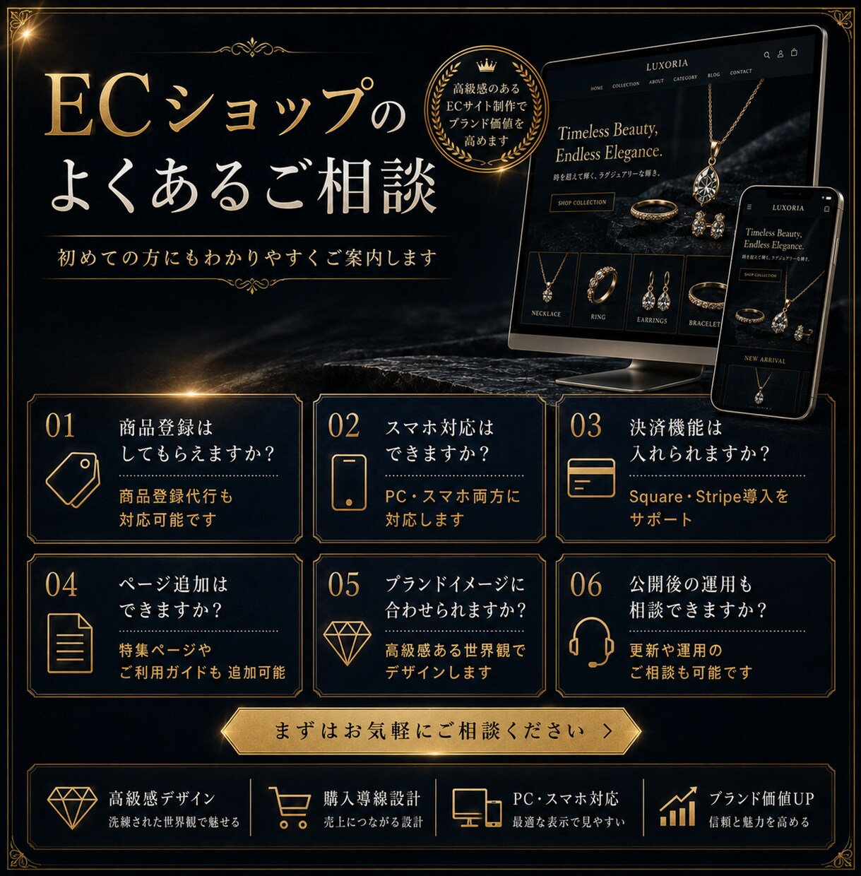 ブランド価値を高める洗練されたECサイトを作ります 商品の魅力を引き立て、ブランド価値を高める洗練ECサイト イメージ3