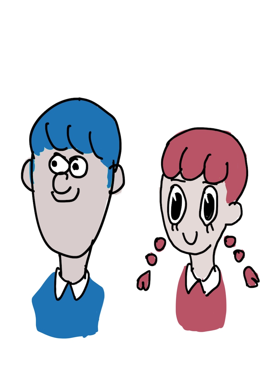 似顔絵を描きます 自分の記念、カップル、夫婦、大切な友達に贈り物にどうぞ イメージ2
