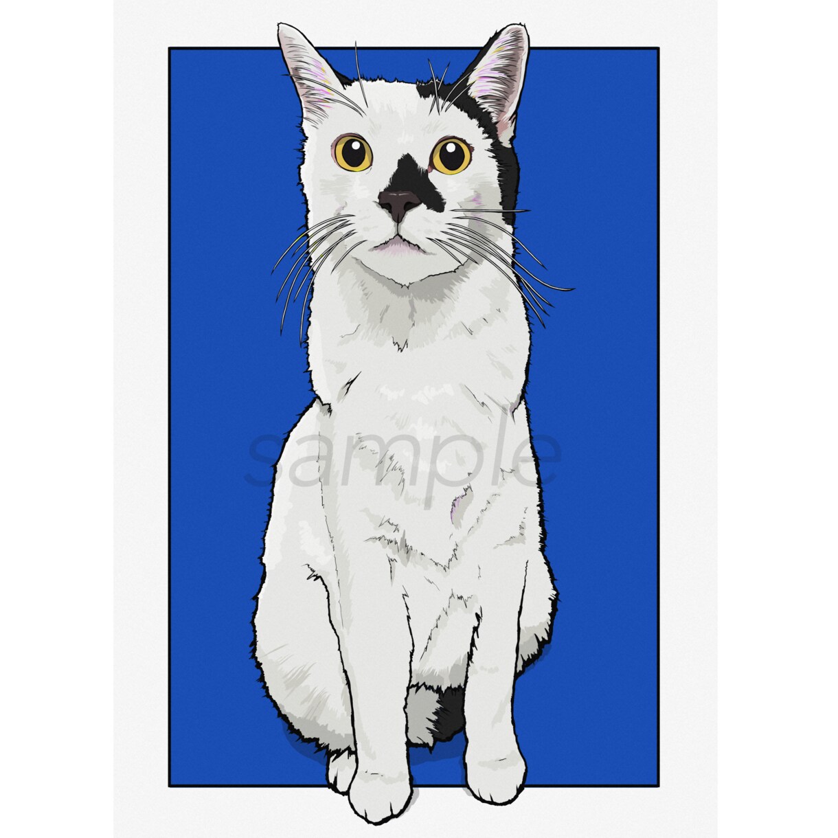 そっくりお洒落！ペット・動物の似顔絵描きます SNSアイコン／プロフィール／プレゼント／インテリアなどに◎ イメージ10