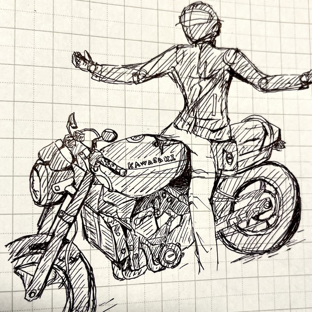 イラスト描きます バイクイラストの作成をさせていただきます イメージ2