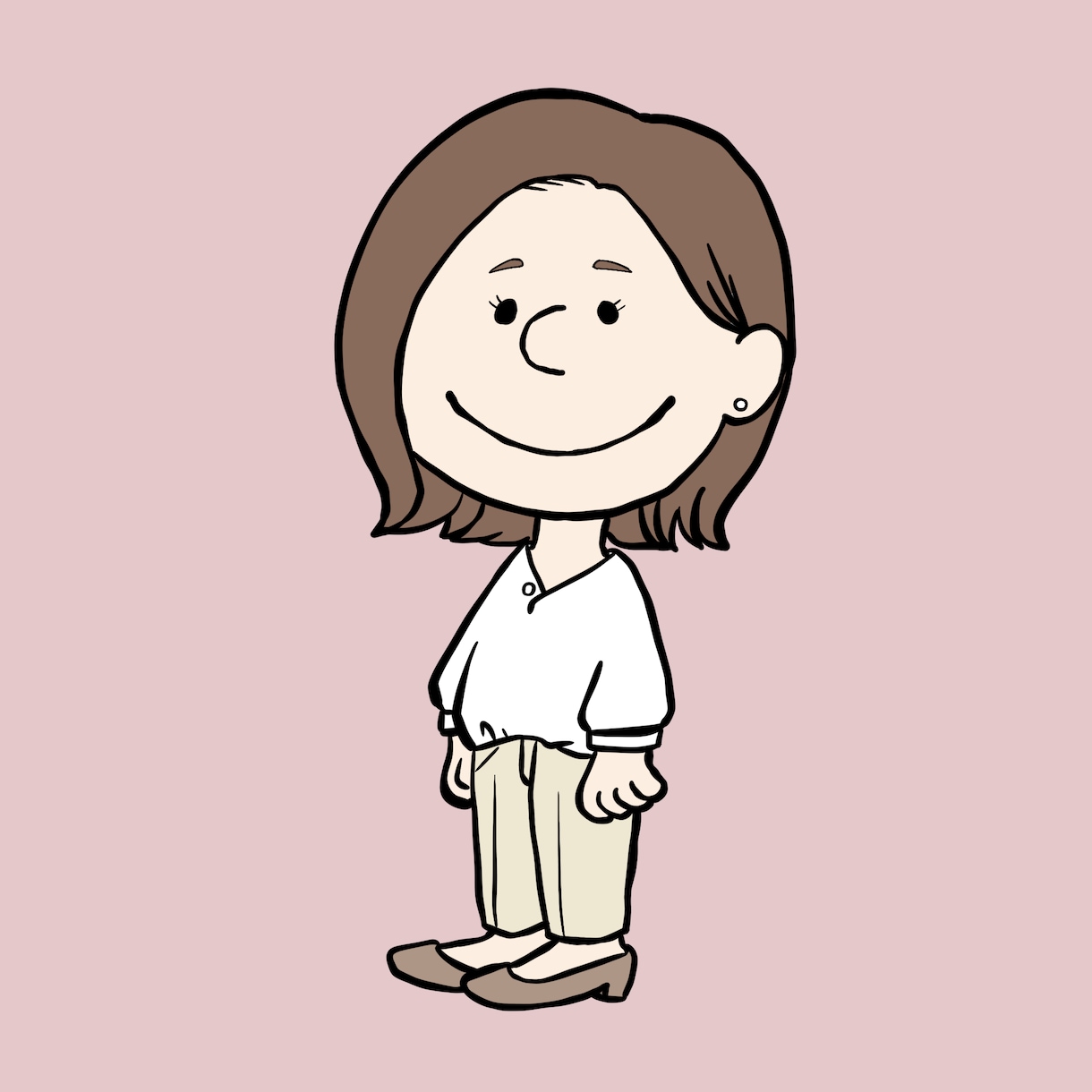 スヌーピー風のイラストをお描きします スヌーピー好きの方へ!低価格で可愛い似顔絵を！ イメージ4