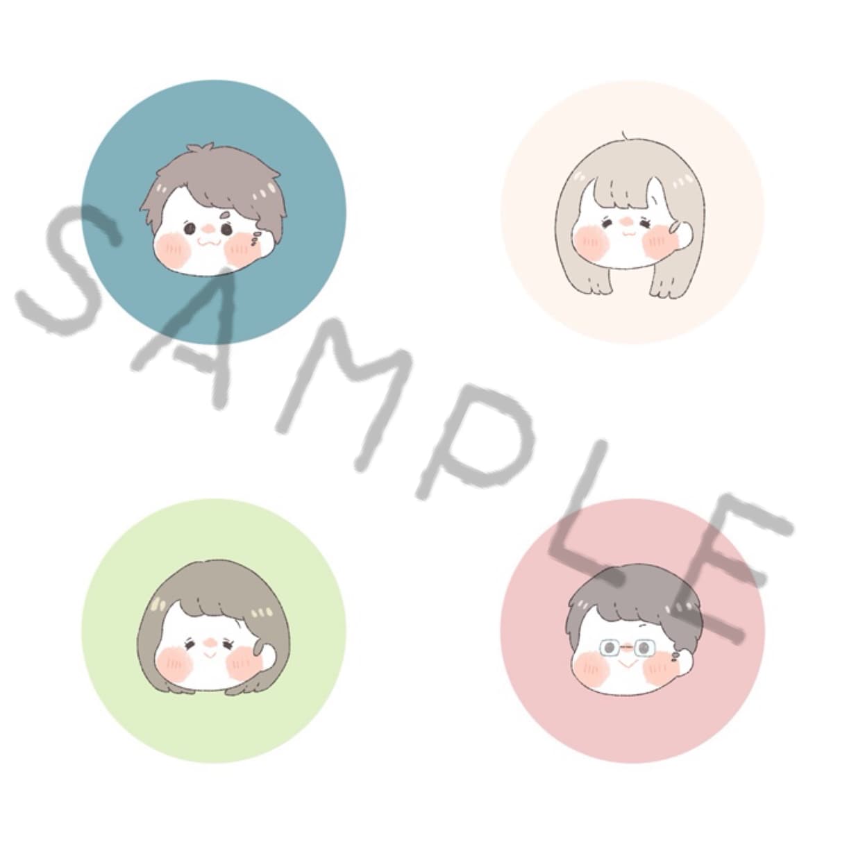 SNS、ブログ用アイコン描きます あったかい癒しのアイコンお届け致します✿ᵕ̈* イメージ1