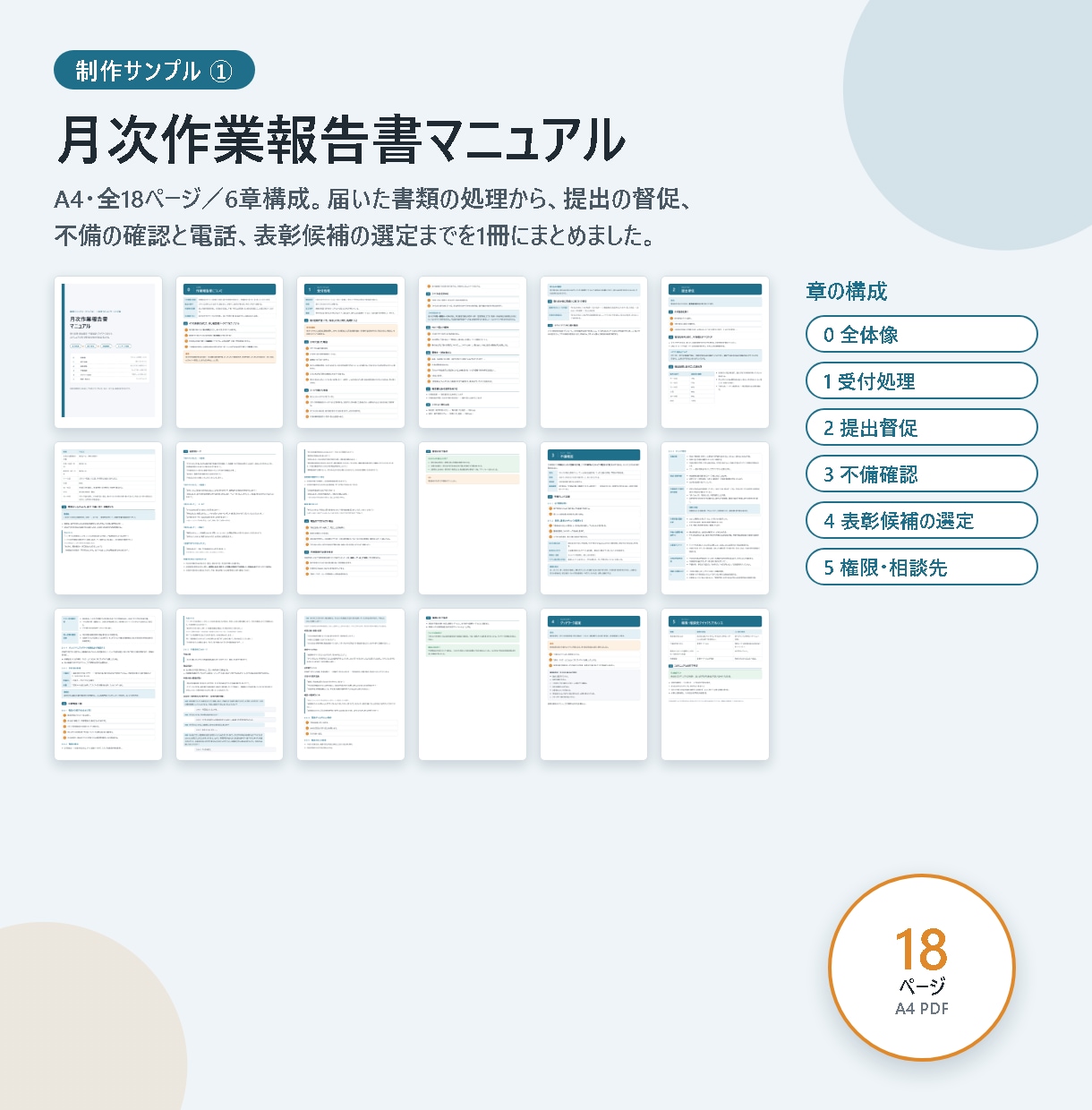 誰にも聞かずに最後まで進める業務マニュアル作ります 手順・トーク例・判断基準・完了条件まで一冊に イメージ2