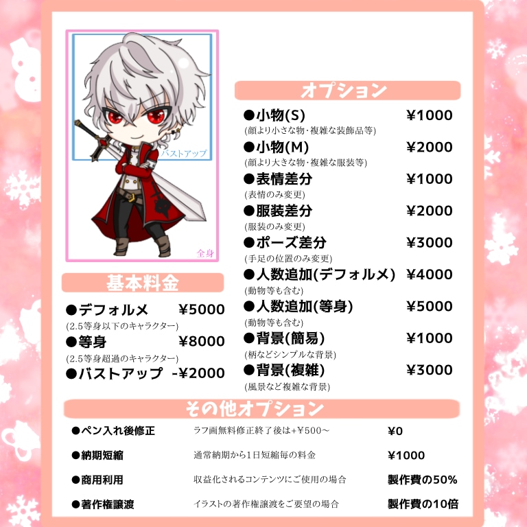 修正無料！即納！ちびキャラ&等身イラスト描きます アイコン等かわいいちび&等身キャラクターをお描きします イメージ2