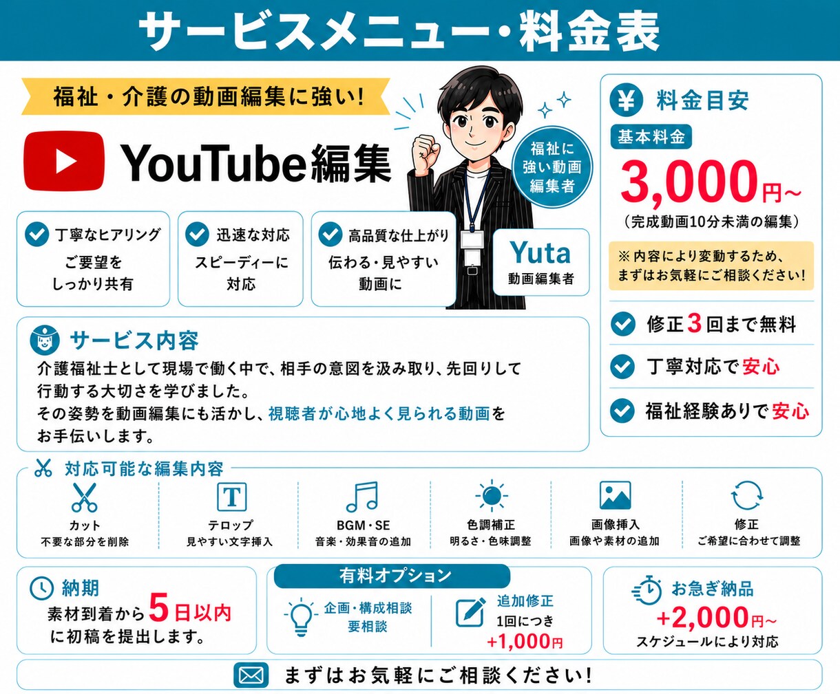 介護・福祉の動画（体操、行事他）を制作します 現場を知る介護福祉士が心に届く動画を制作します イメージ4