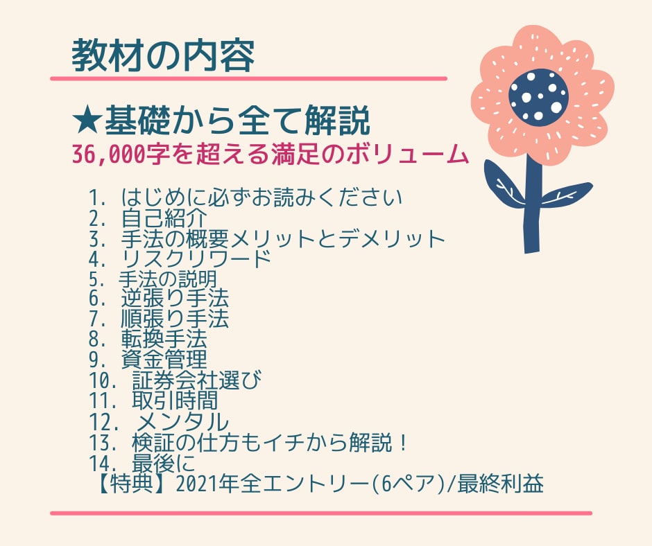 0→1→10構築のFXスイングトレードを公開します 【初心者/兼業/主婦】月間プラスとその先を作りませんか？ イメージ6