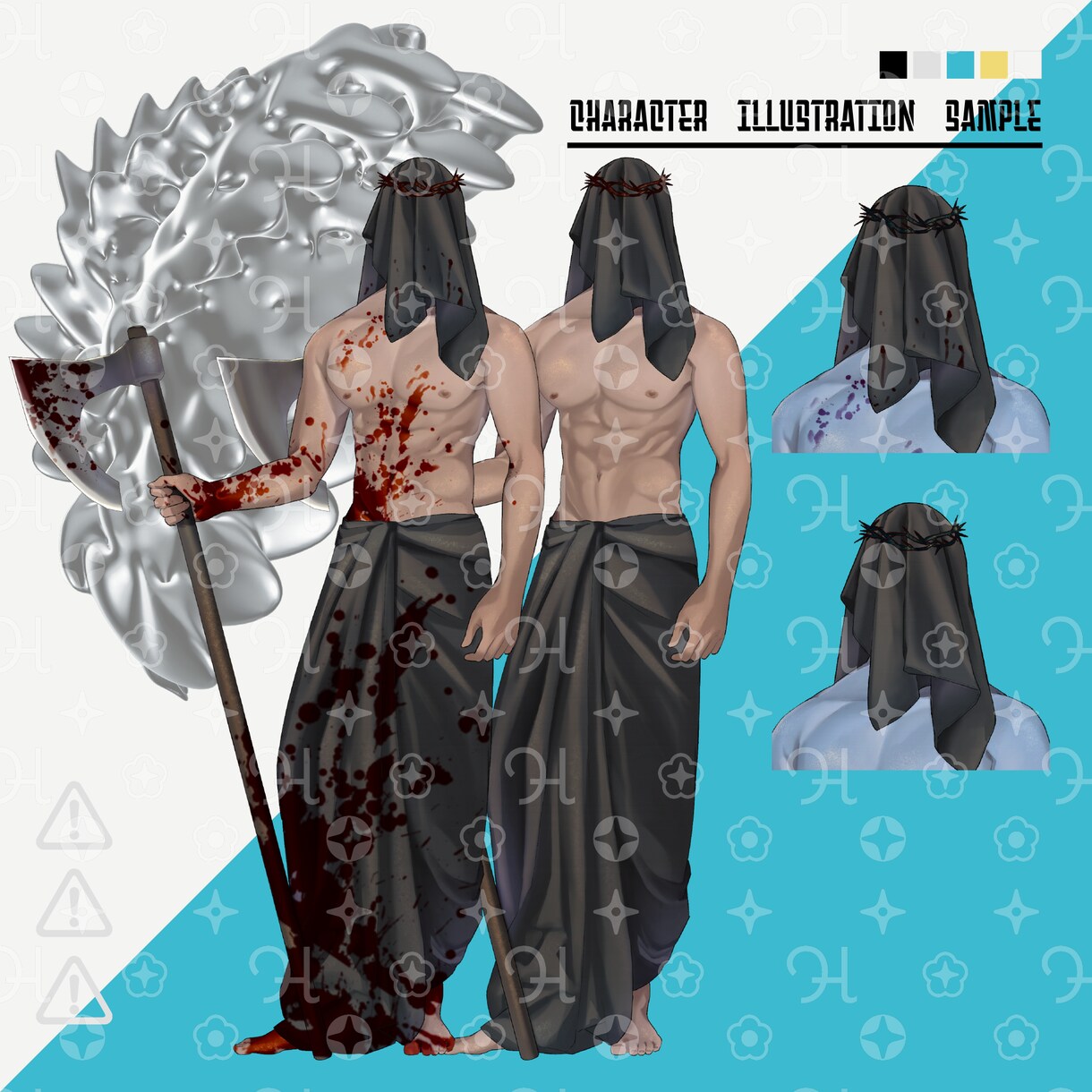 TRPGやゲーム動画などの立ち絵制作いたします あなた用のイラストを描きます！ イメージ3