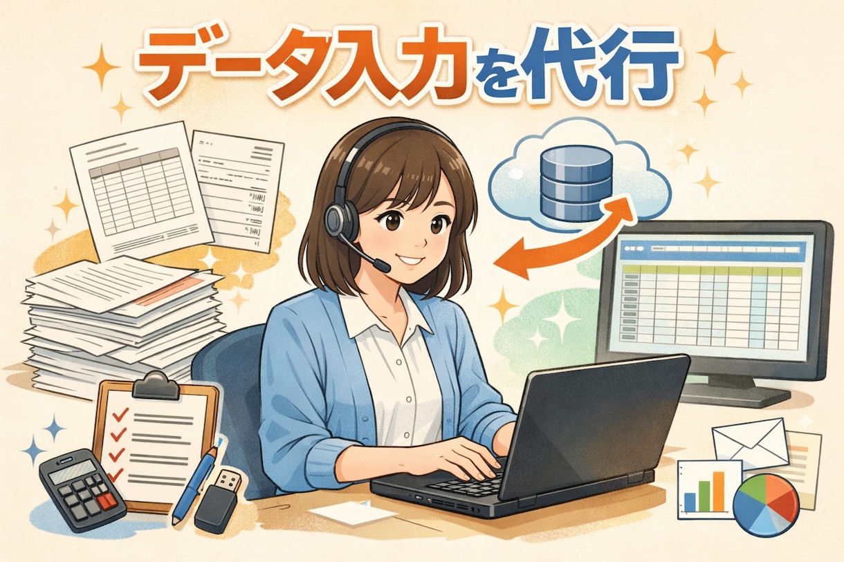 PDF・画像の文字入力を代行します PDF・画像・紙資料を、丁寧に入力します イメージ1