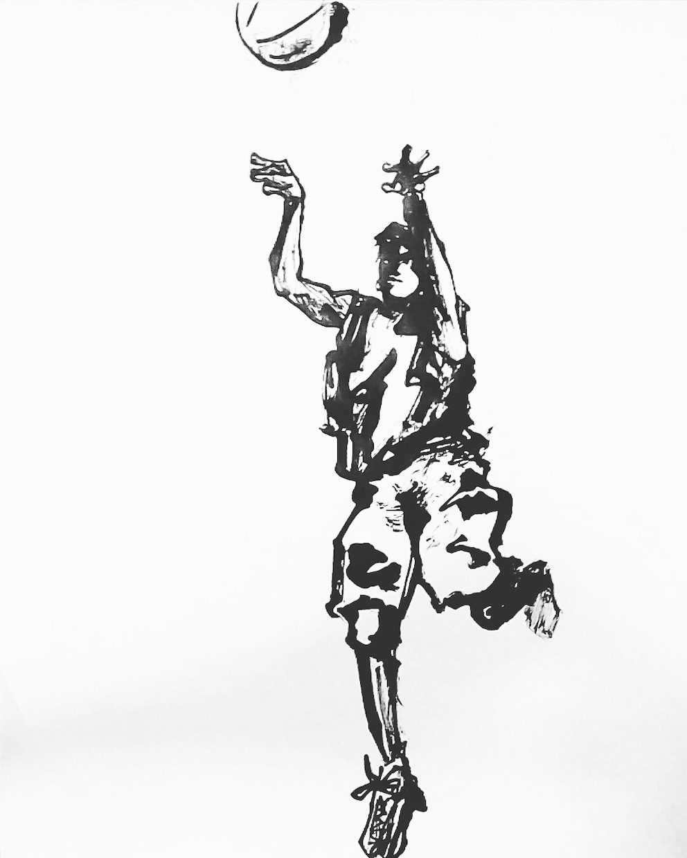 水墨画でかっこいいイラストを描かせて頂きます かっこいいイラストです！ぜひ！！！ イメージ2