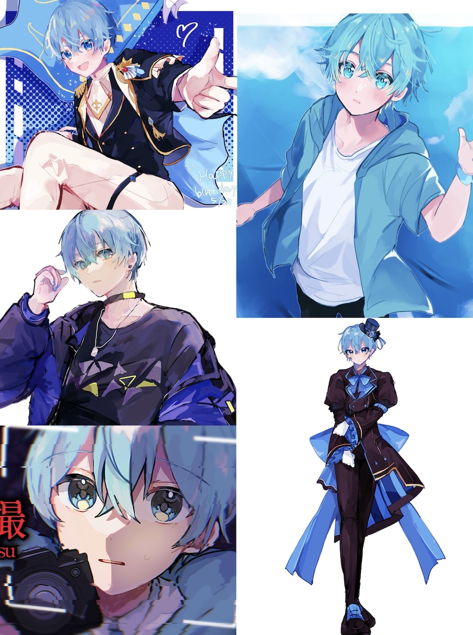 歌い手様VTuber様向け｜厚塗りイラスト描きます 厚塗りイラストを中心にイラスト全般にお仕事承っております！ イメージ2
