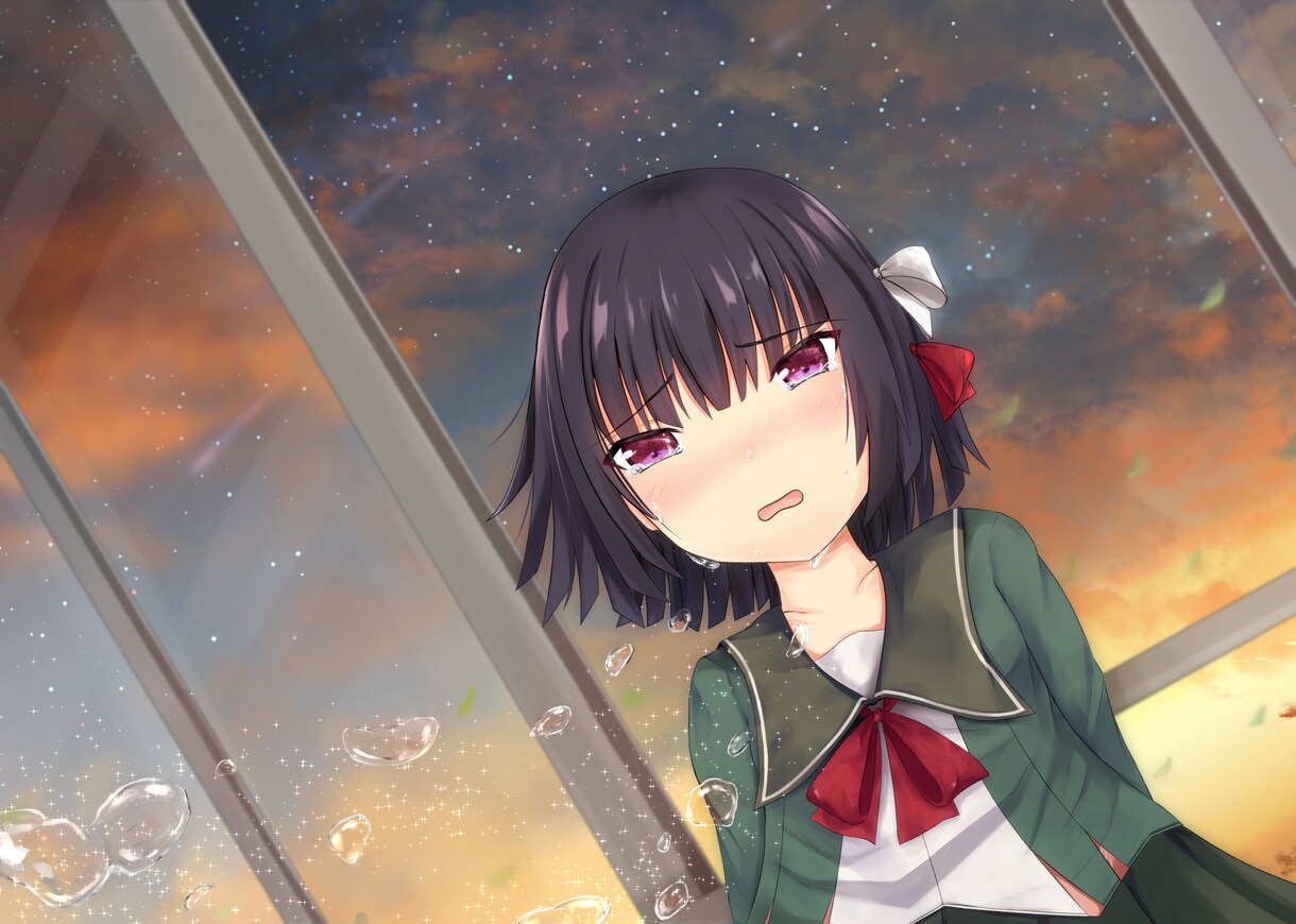 背景込み美少女イラスト描きます 観賞用以外にも、表紙や挿絵など同人活動にお使いいただけます イメージ4