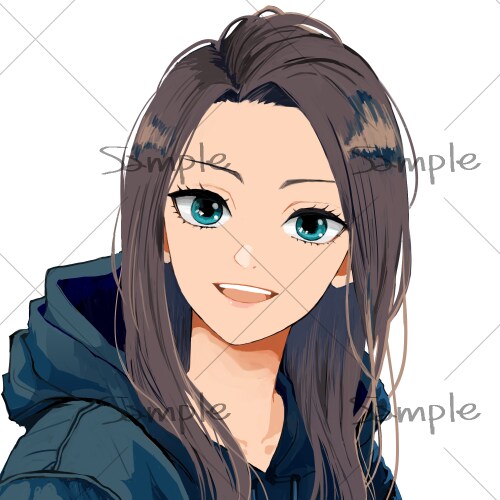 SNSのアイコン作成いたします 人物イラストアイコン作成いたします。 イメージ4