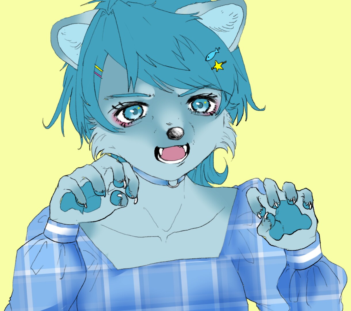 獣人のSNSアイコンを制作します オリジナルの獣人のSNSアイコン描かせて頂きます イメージ1