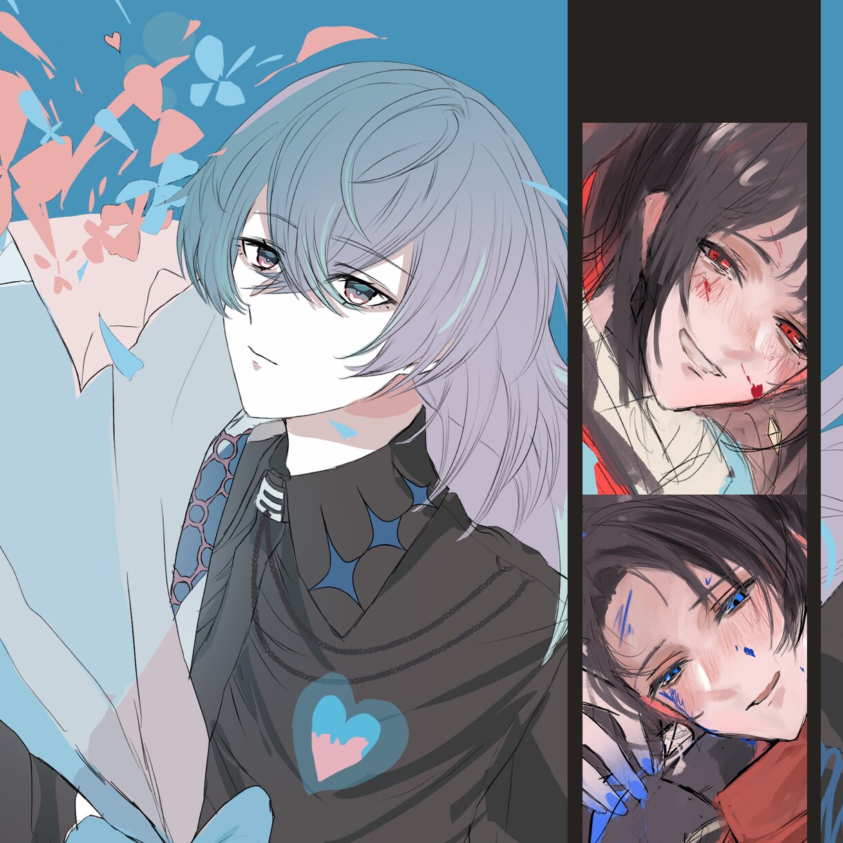 一律8,000円！少し陰のあるイラストお届けします アイコンイラストから一枚絵まで幅広く対応可能です！ イメージ3