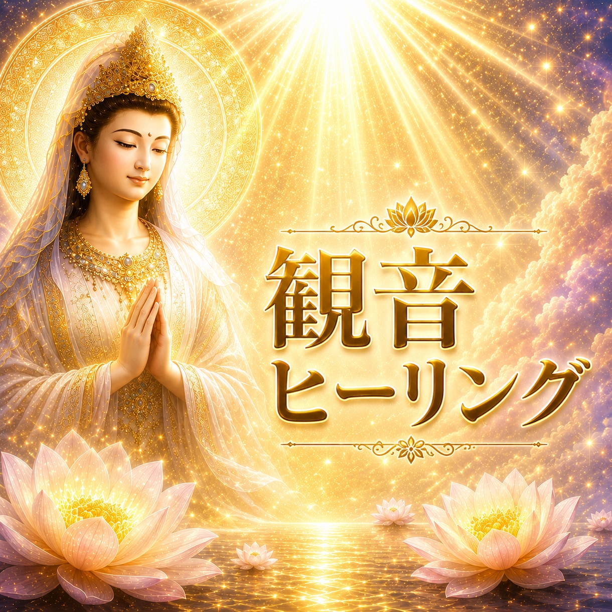 観音遠隔ヒーリングで心を穏やかに整えます 頑張りすぎた心に、観音様の慈愛をお届けします イメージ1