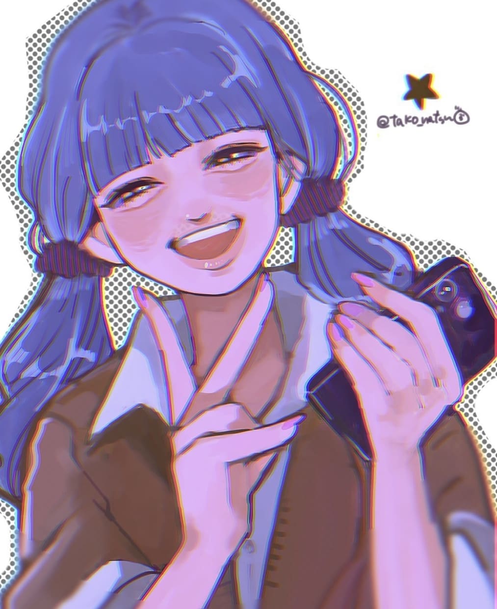 似顔絵作成します 厚塗りによるリアルと漫画の間のような似顔絵を描きます！ イメージ2