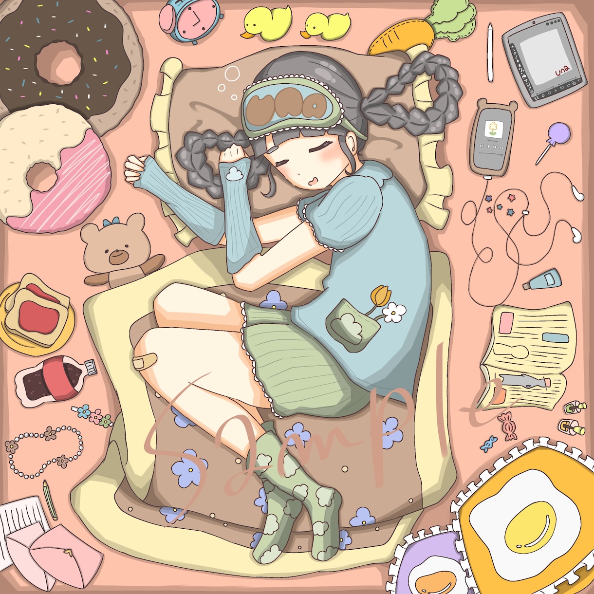 何度でも修正◎アイコン/イラスト描きます あなただけのオリジナルイラスト！気軽にご相談下さい！ イメージ6