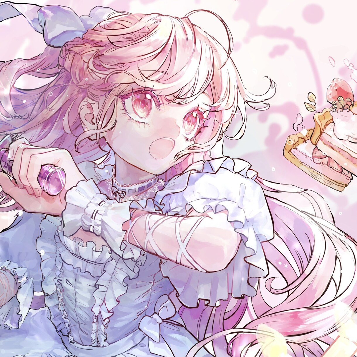 バストアップサイズのイラスト作成します 末永くご利用頂ける綺麗で華やかなイラストを作成します。 イメージ3