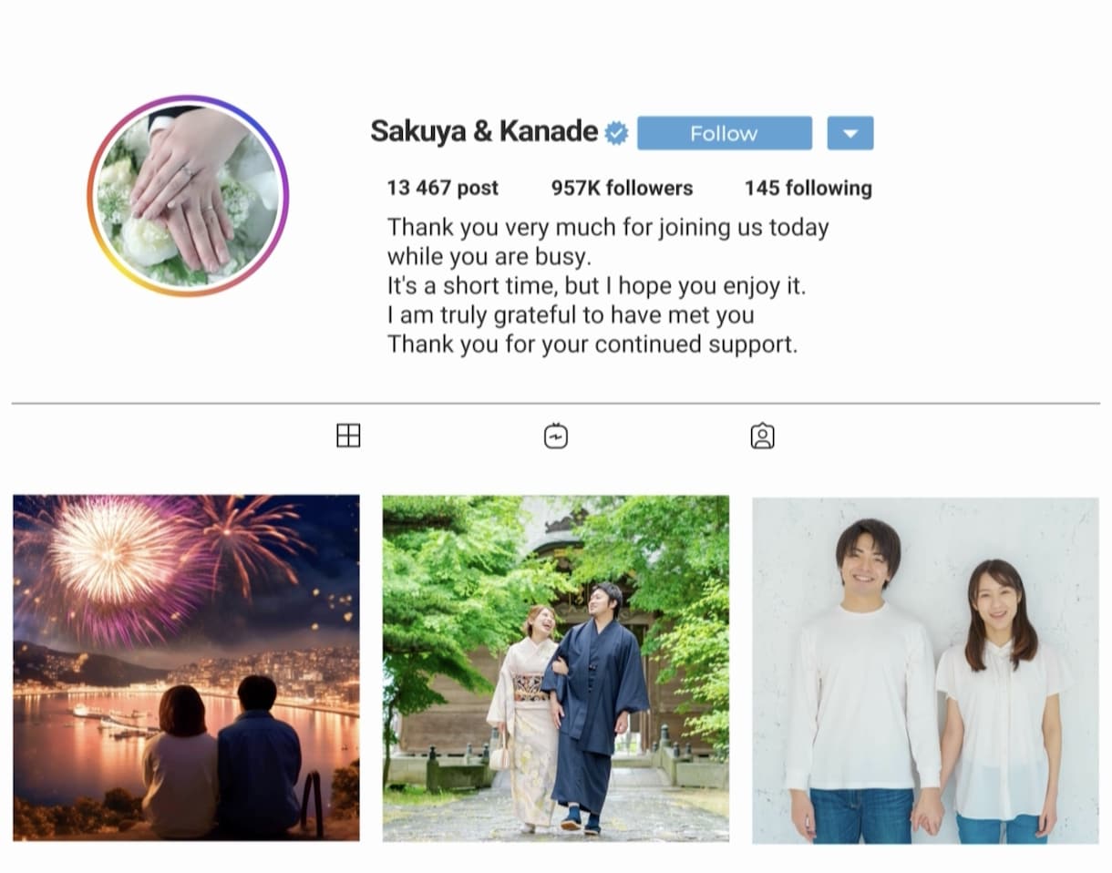 インスタ風のポップなプロフィールムービー制作します 累計1400件超！様々なウエディングムービーの制作実績あり！ イメージ1