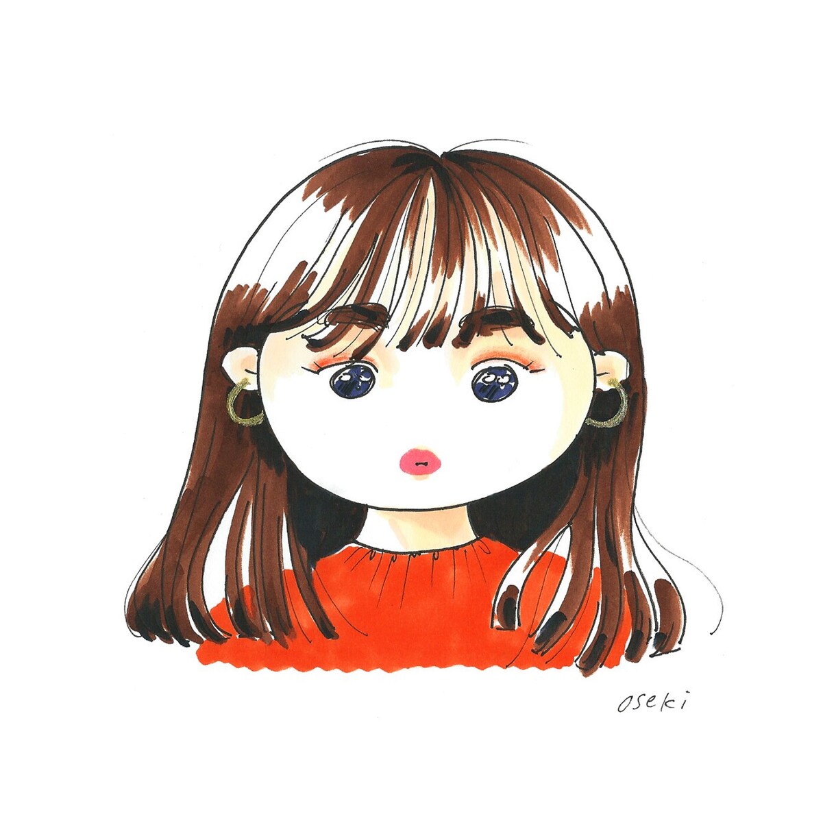ポップな手描きイラストで似顔絵アイコン製作します あなたをポップで愛らしいキャラクターに★（フェイス用） イメージ4