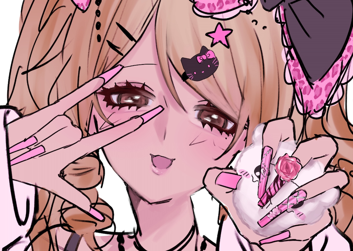 厚塗りでふんわりしたイラストをお描きします 依頼実績(過去名義含め)10件以上、不思議な絵が特徴的です イメージ1