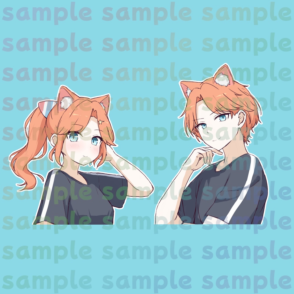 ラフでかわいいイラスト描きます SNS、サムネ、ショートに、ラフでかわいいイラスト描きます！ イメージ9