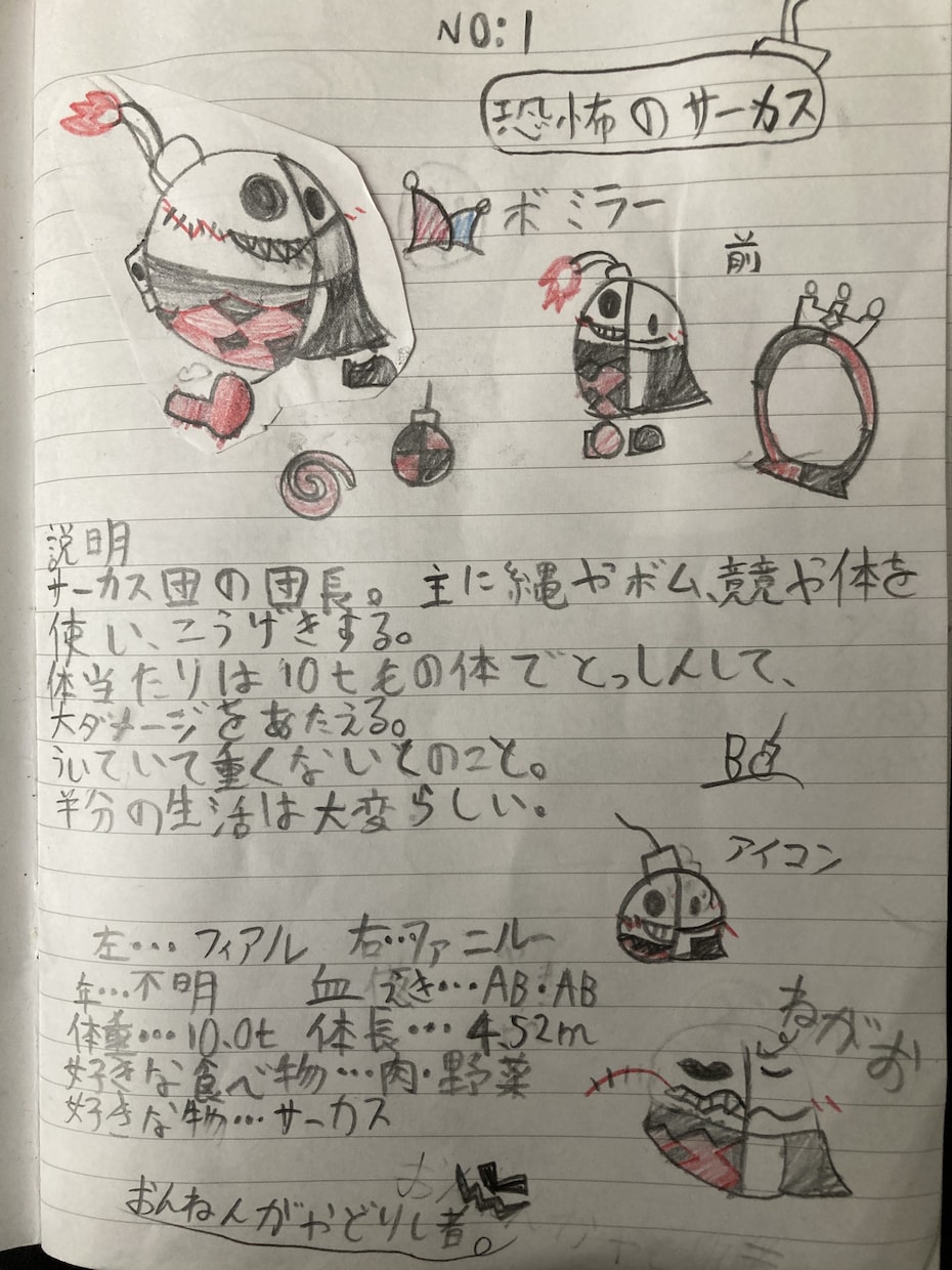 子供が書いたオリジナルキャラクターを載せてます 子供書いたオリジナルキャラクター イメージ5