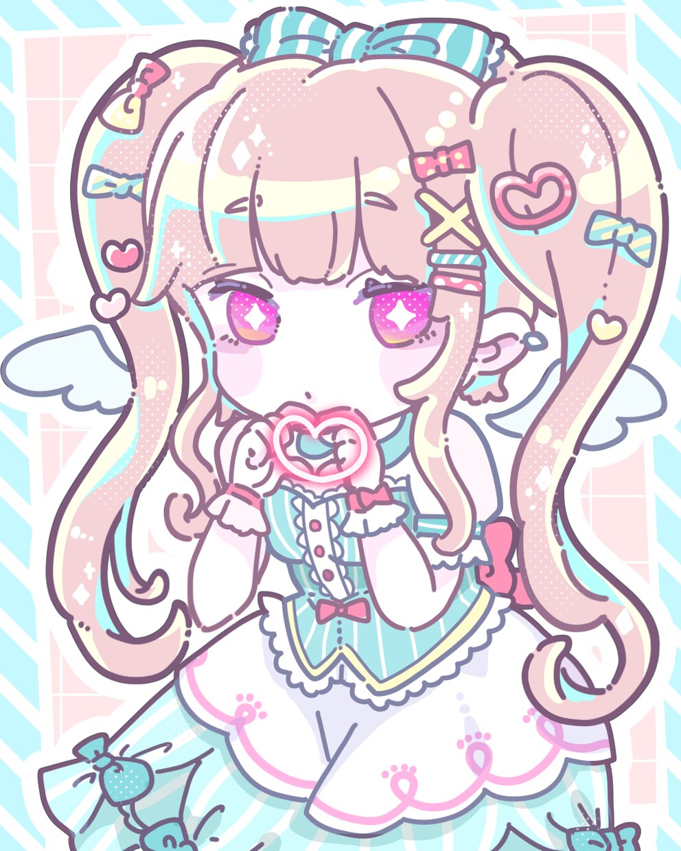 数量限定半額！ゆめかわポップなミニキャラを描きます 【2000円～】個性的なゆめかわポップなSDイラスト イメージ5