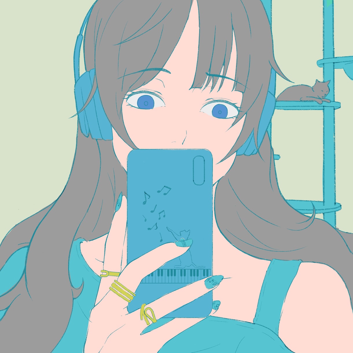 ビビットでかわいいアイコン・MVイラスト描きます 【商用可】ビビットカラーの女の子のイラストが得意です！ イメージ6