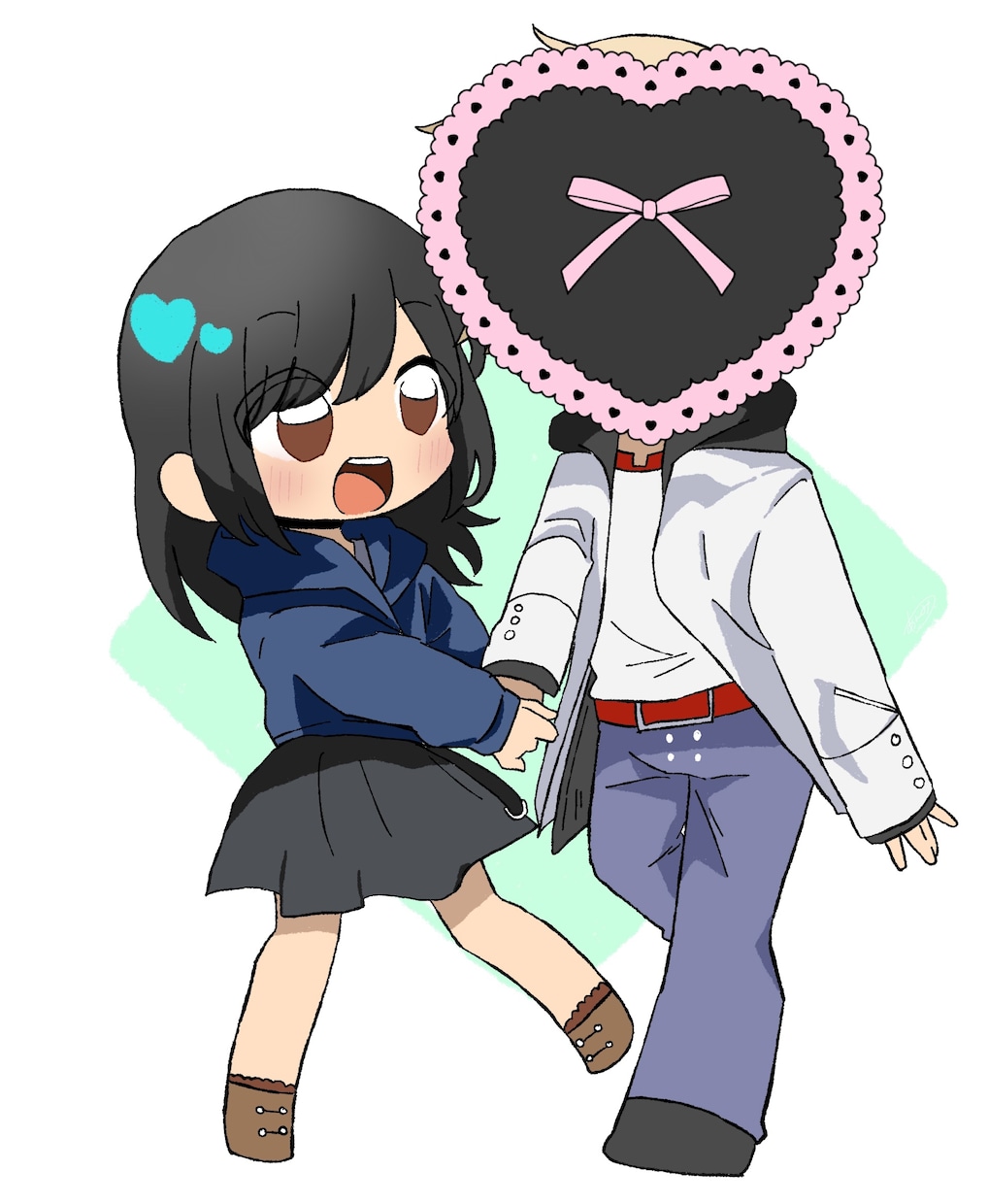カップルイラスト，夢絵，夢漫画描きます ポップで可愛い夢絵イラストを描きます！ イメージ4