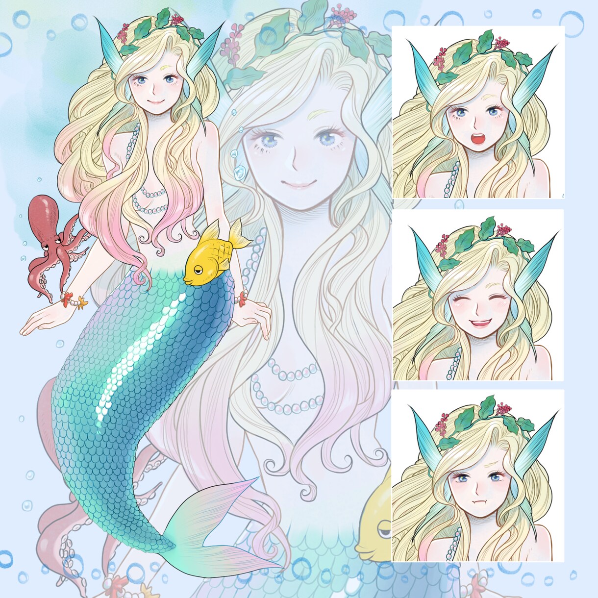 TRPG・ゲーム・動画等の立ち絵をお描きします ファンタジー系が得意♫自分だけのキャラクターを作りませんか？ イメージ5