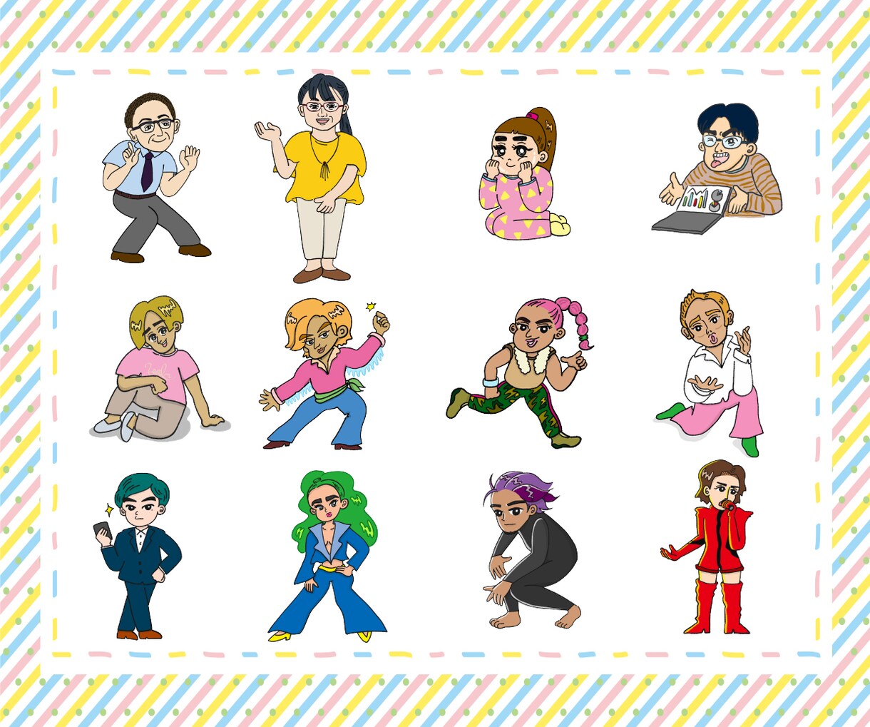 イラスト・アイコンをお描きします あなただけのオリジナルキャラクターを制作します！ イメージ5