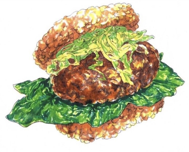 個人飲食店向け｜手描きフードイラスト制作します 美味しそう！を引き出す食べ物イラスト描きます イメージ3