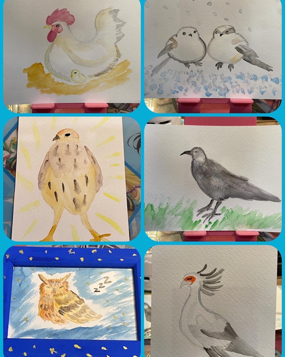 鳥さんのイラスト描きます 水彩で描いた鳥さんをお届けします！ イメージ1