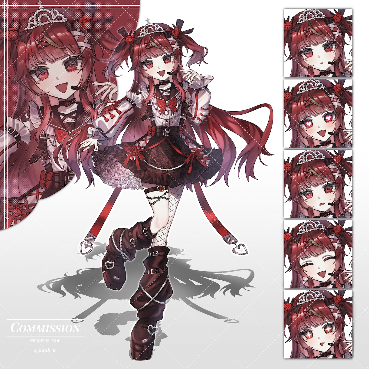 等身・SD立ち絵イラストを制作します Vtuber様、配信者様、OC制作など立ち絵が必要な方へ イメージ9