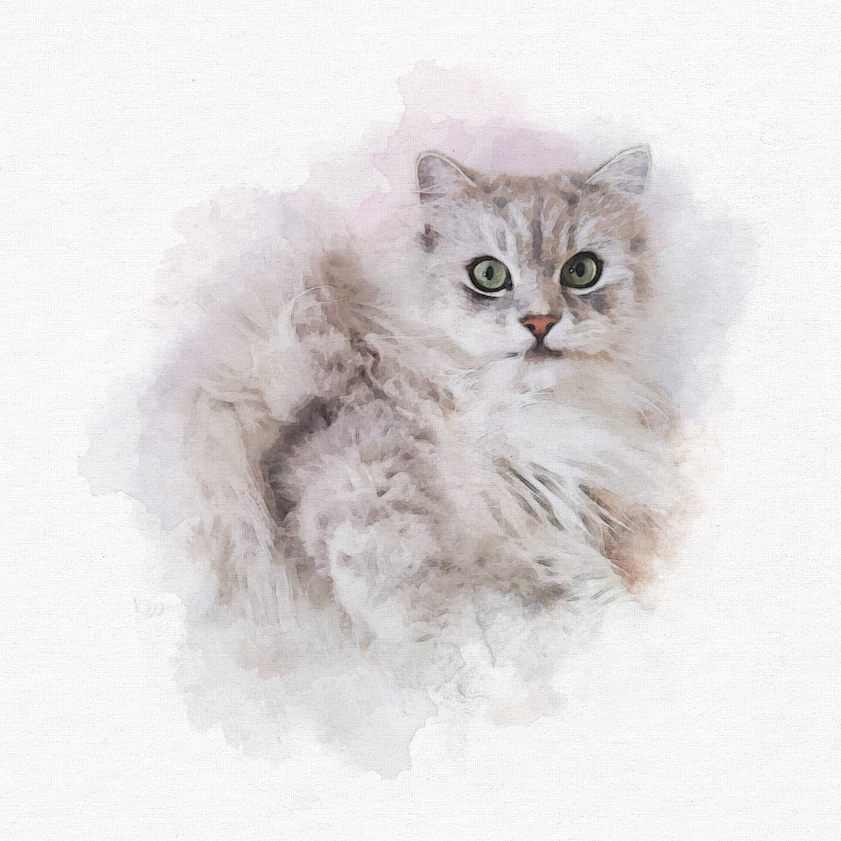 ペットの素敵な似顔絵お作りします 可愛いペットの写真が水彩画風のイラストに♡ イメージ7