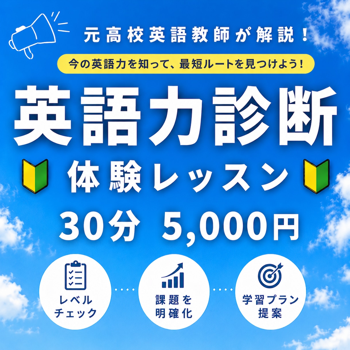 体験レッスン【初心者向け】中学英文法を解説します TOEIC950点の元高校英語教師が行う楽しい英語の授業！ イメージ1