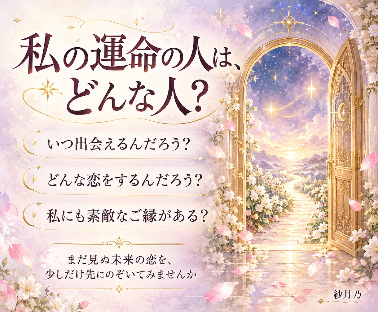 運命の人の特徴と出会う時期を占います 性格・外見・出会う場所まで5項目をタロット鑑定 イメージ2