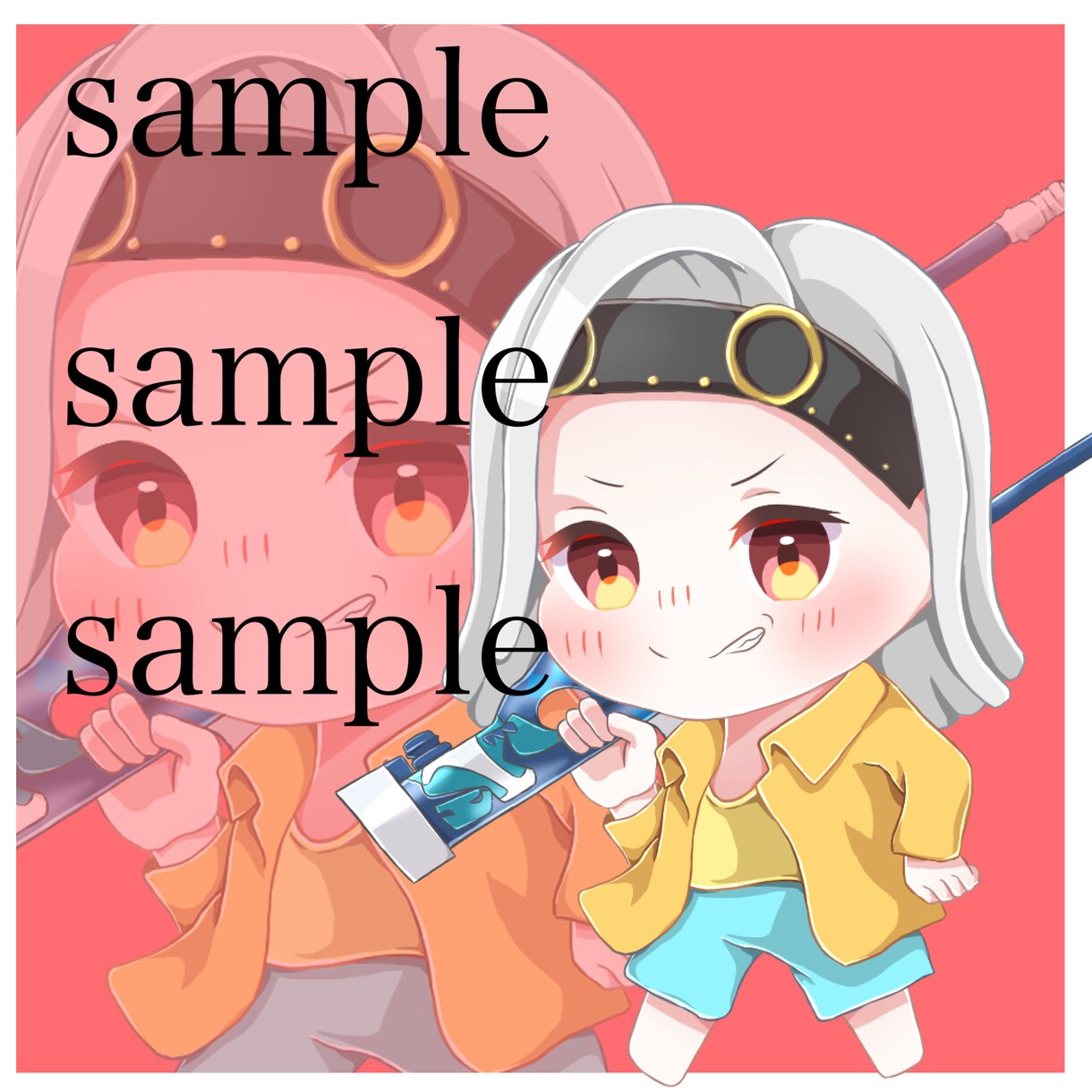 PUBGイラスト描きます かわいいミニキャラであなただけのイラスト描きませんか？ イメージ2
