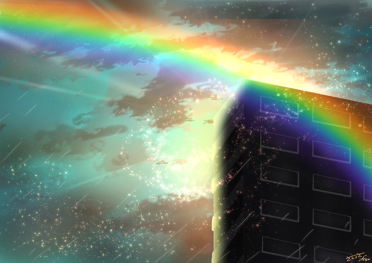朝焼け、幻想的な空や風景のイラストを制作します 空や風景などサイトや携帯の背景画面が欲しい方向け イメージ3