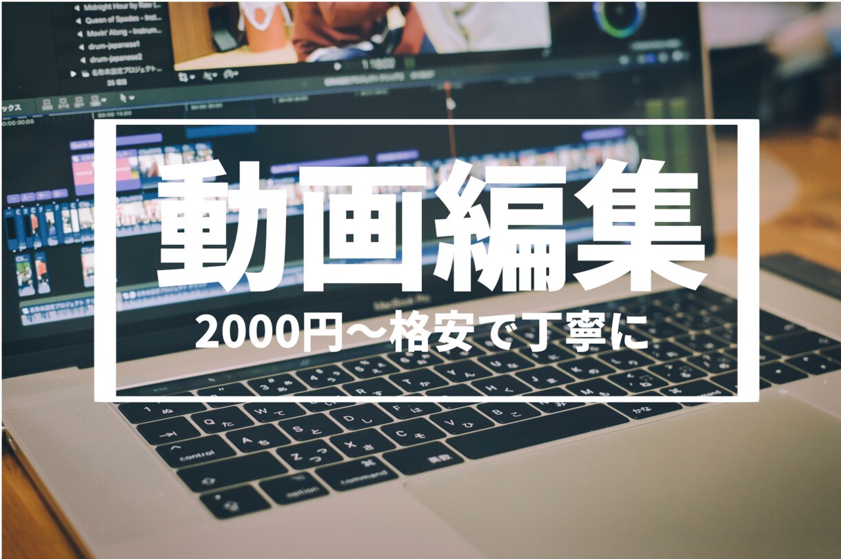 Youtube向けの動画編集をします Youtubeなどへの投稿に！ イメージ1