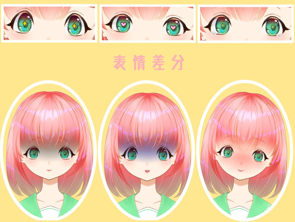 Live2Dモデル制作いたします キャラクターデザインからモデリングまで イメージ7
