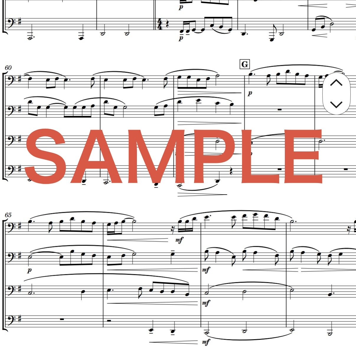 ご希望の編成に合わせて高品質な楽譜を編曲します 現役奏者が制作。小編成から大編成まで、用途に合わせた楽譜を。 イメージ5